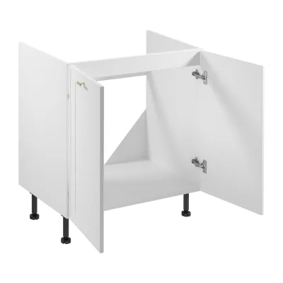 SALERNO Unterschrank für Spüle – Breite 80 cm, weiß
