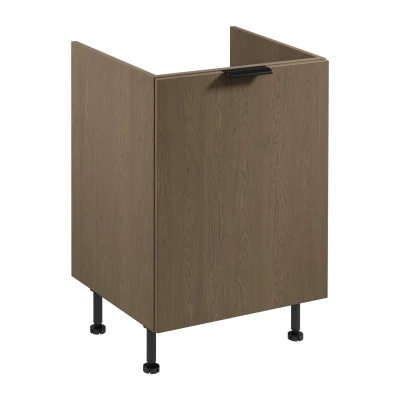 SALERNO Spülenunterschrank – Breite 60 cm, Baltic Storm + GRATIS Abfallbehälter