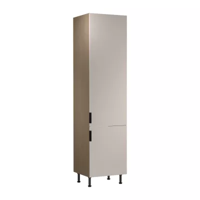 Schrank für Einbaukühlschrank SALERNO – Breite 60 cm, Baltic Storm / Beige