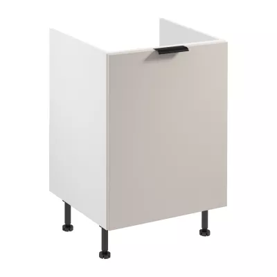 SALERNO Spülenunterschrank – Breite 60 cm, weiß/beige