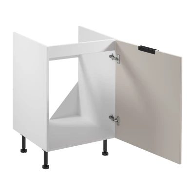 SALERNO Spülenunterschrank – Breite 60 cm, weiß/beige