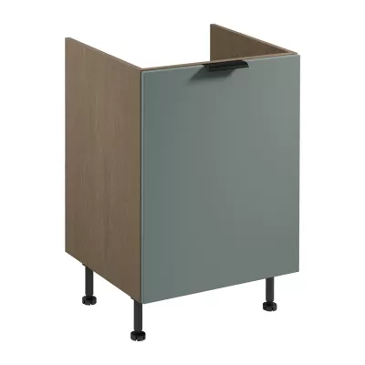 SALERNO Spülenunterschrank – Breite 60 cm, Baltic Storm / Grün