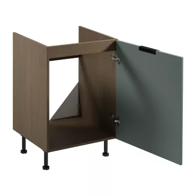 SALERNO Spülenunterschrank – Breite 60 cm, Baltic Storm / Grün
