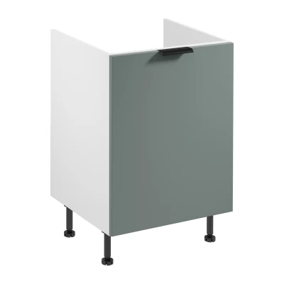 SALERNO Spülenunterschrank – Breite 60 cm, weiß/grün
