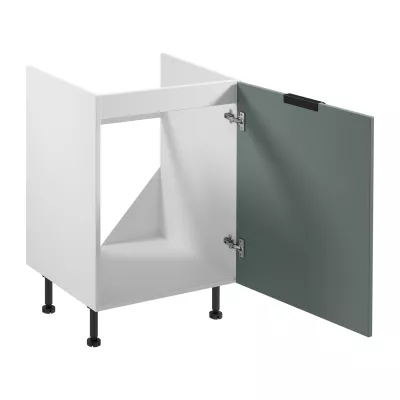 SALERNO Spülenunterschrank – Breite 60 cm, weiß/grün