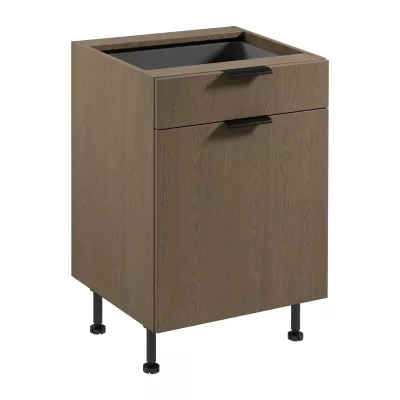 Unterschrank mit Schublade SALERNO – Breite 60 cm, Farbe: Baltic Storm + GRATIS Sideboard
