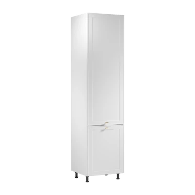 Hoher Küchenschrank SALERNO – Breite 60 cm, weiß