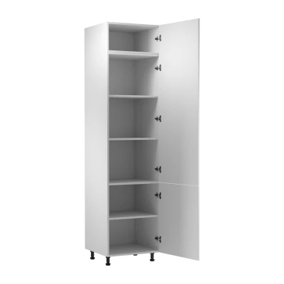 Hoher Küchenschrank SALERNO – Breite 60 cm, weiß
