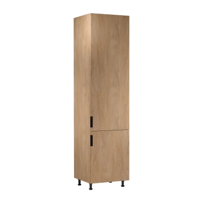 Hoher Küchenschrank SALERNO – Breite 60 cm, Eiche