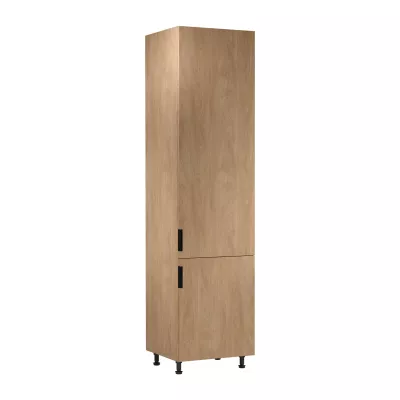 Hoher Küchenschrank SALERNO – Breite 60 cm, Eiche