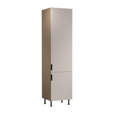 Hoher Küchenschrank SALERNO – Breite 60 cm, Baltic Storm / Beige