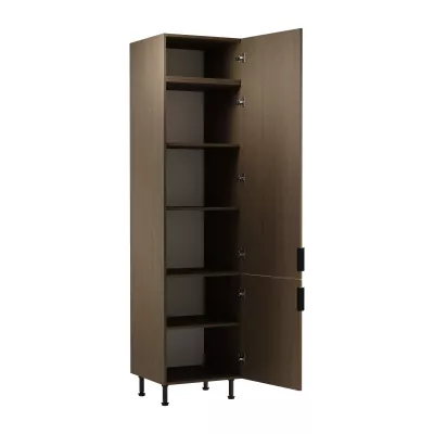 Hoher Küchenschrank SALERNO - Breite 60 cm, baltischer Sturm