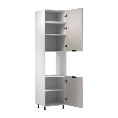 Backofenschrank SALERNO – Breite 60 cm, weiß/beige