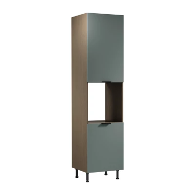 Backofenschrank SALERNO – Breite 60 cm, Baltic Storm / Grün