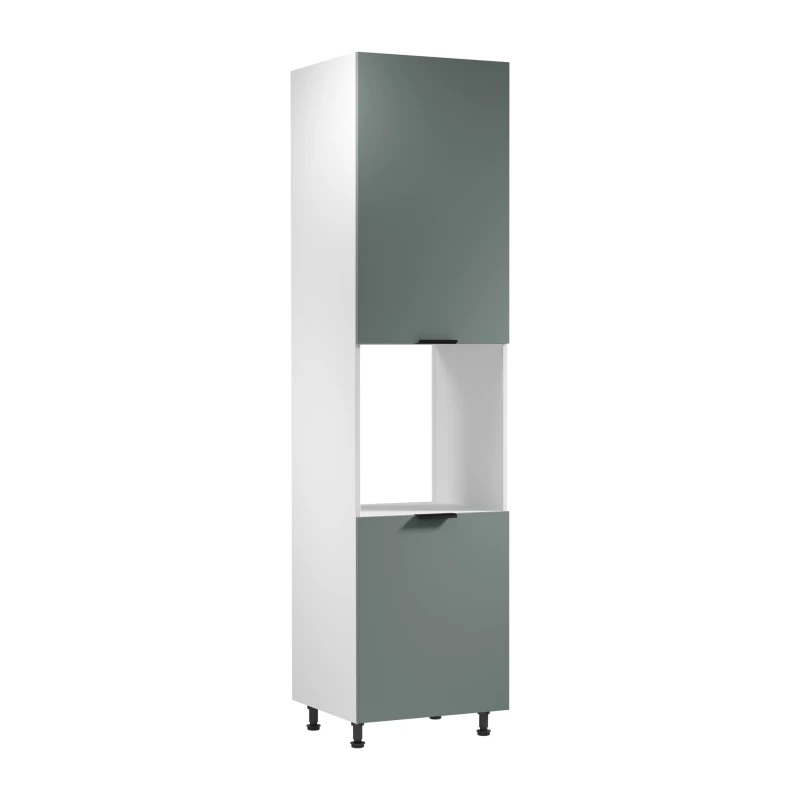 Backofenschrank SALERNO – Breite 60 cm, weiß/grün