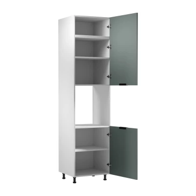 Backofenschrank SALERNO – Breite 60 cm, weiß/grün