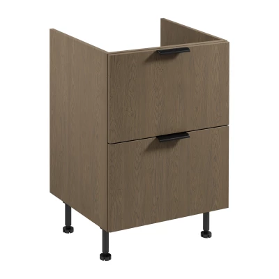 Untere Schublade des Küchenschranks SALERNO - Breite 60 cm, baltischer Sturm