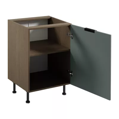 Unterschrank SALERNO mit einer Tür – Breite 60 cm, Farbe: Baltic Storm / Grün
