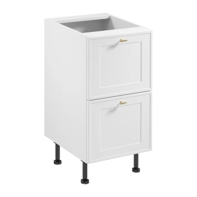 Unterschrank SALERNO – Breite 45 cm, weiß