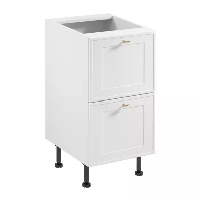 Unterschrank SALERNO – Breite 45 cm, weiß