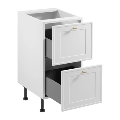 Unterschrank SALERNO – Breite 45 cm, weiß