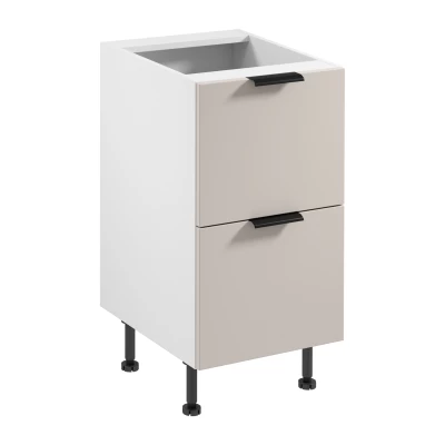 Unterschrank SALERNO – Breite 45 cm, weiß/beige