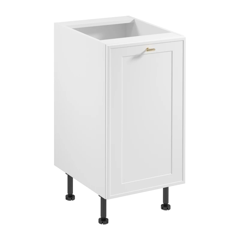 Unterschrank SALERNO mit einer Tür – Breite 45 cm, weiß
