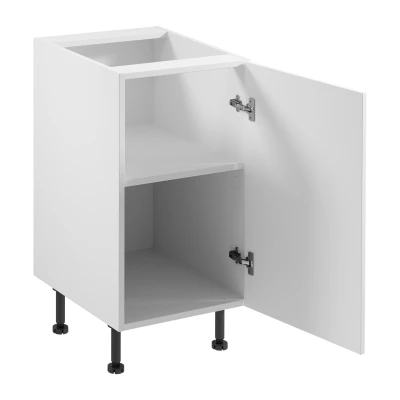 Unterschrank SALERNO mit einer Tür – Breite 45 cm, weiß