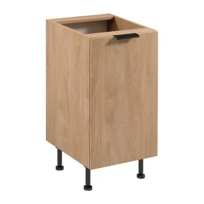 Unterschrank SALERNO mit einer Tür – Breite 45 cm, Eiche