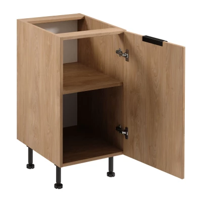 Unterschrank SALERNO mit einer Tür – Breite 45 cm, Eiche