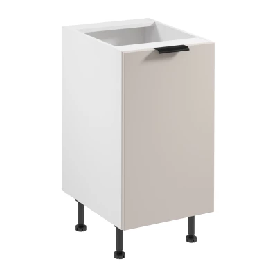 Unterschrank SALERNO mit einer Tür – Breite 45 cm, weiß/beige