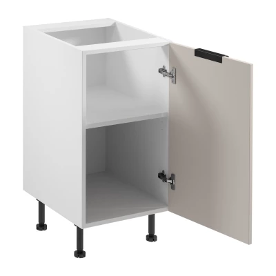 Unterschrank SALERNO mit einer Tür – Breite 45 cm, weiß/beige
