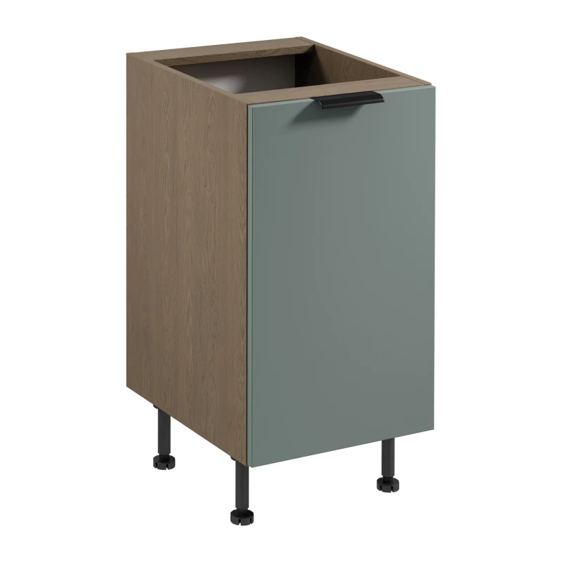 Unterschrank SALERNO mit einer Tür – Breite 45 cm, Farbe: Baltic Storm / Grün