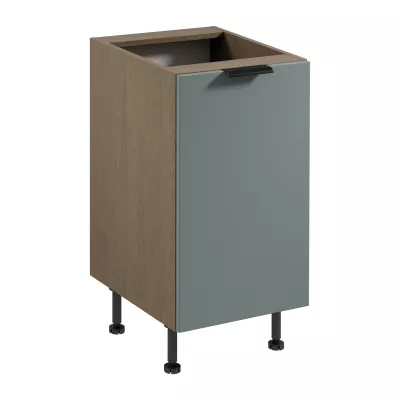 Unterschrank SALERNO mit einer Tür – Breite 45 cm, Farbe: Baltic Storm / Grün