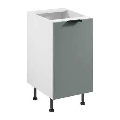 Unterschrank SALERNO mit einer Tür – Breite 45 cm, weiß/grün