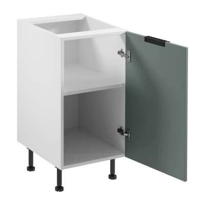 Unterschrank SALERNO mit einer Tür – Breite 45 cm, weiß/grün