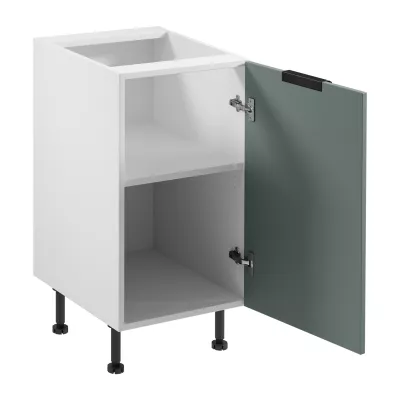 Unterschrank SALERNO mit einer Tür – Breite 45 cm, weiß/grün