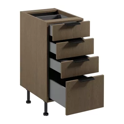 Küchenschrank mit Schubladen SALERNO - Breite 40 cm, baltischer Sturm