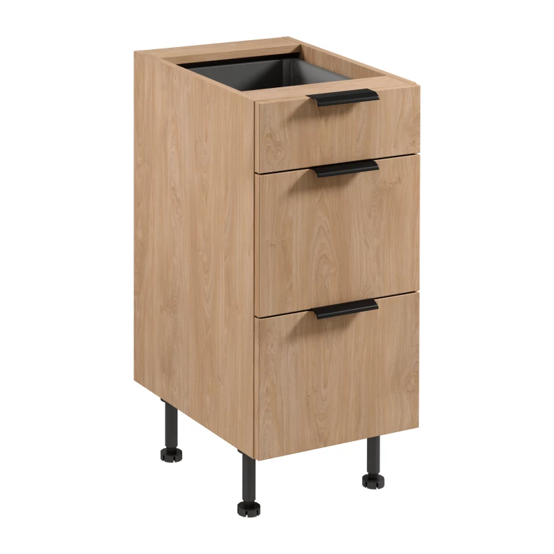 Unterschrank SALERNO - Breite 40 cm, Eiche