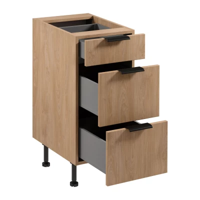 Unterschrank SALERNO - Breite 40 cm, Eiche