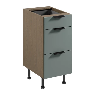 Unterschrank SALERNO – Breite 40 cm, Farbe: Baltic Storm / Grün