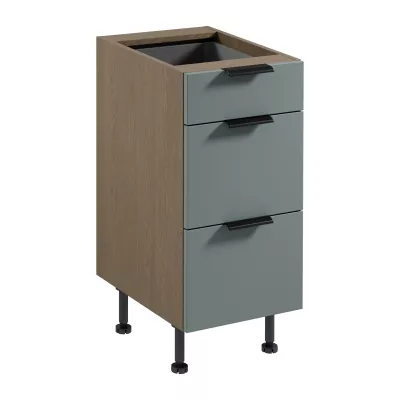 Unterschrank SALERNO – Breite 40 cm, Farbe: Baltic Storm / Grün