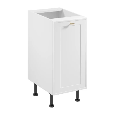Unterschrank SALERNO mit einer Tür – Breite 40 cm, weiß