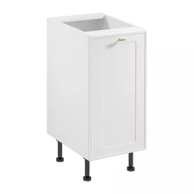 Unterschrank SALERNO mit einer Tür – Breite 40 cm, weiß
