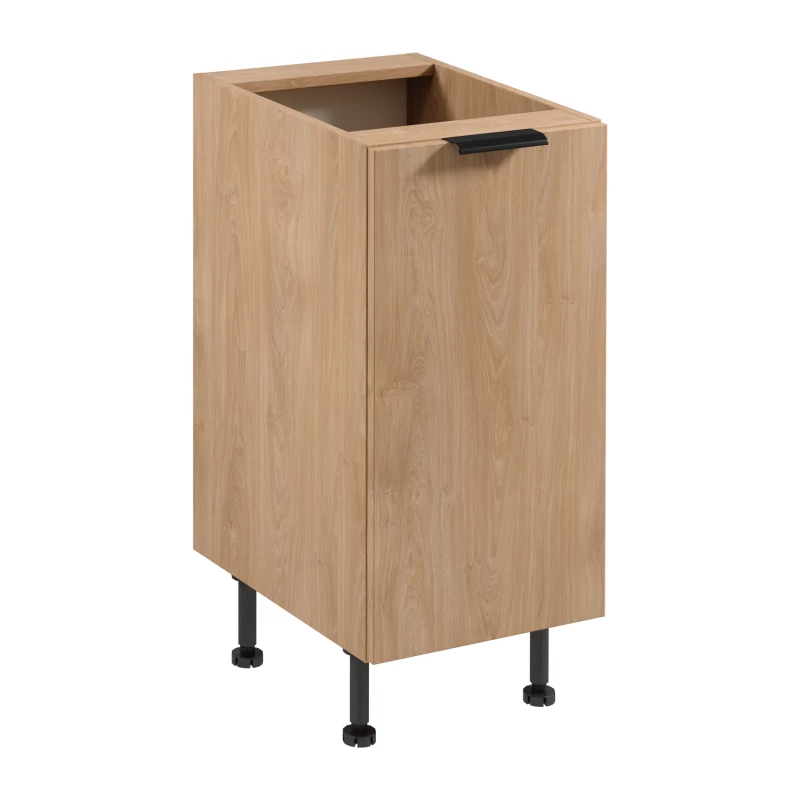 Unterschrank SALERNO mit einer Tür – Breite 40 cm, Eiche