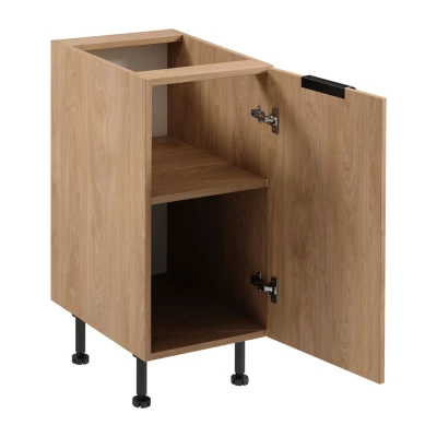 Unterschrank SALERNO mit einer Tür – Breite 40 cm, Eiche