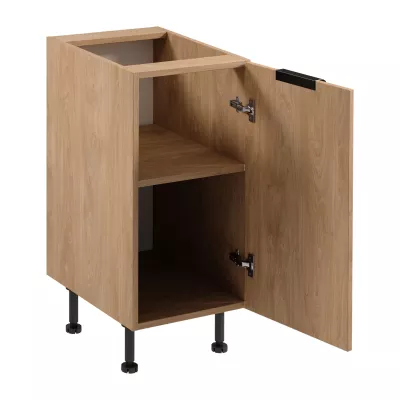 Unterschrank SALERNO mit einer Tür – Breite 40 cm, Eiche