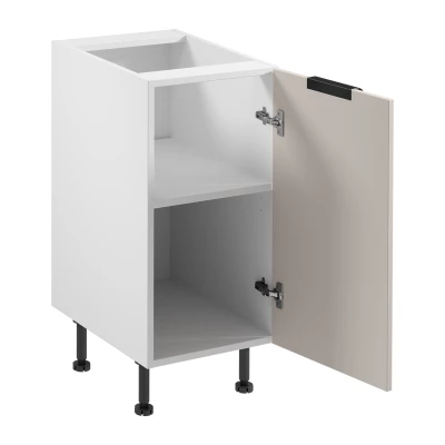Unterschrank SALERNO mit einer Tür – Breite 40 cm, weiß/beige