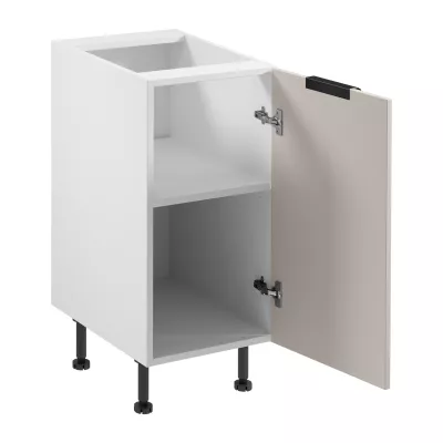 Unterschrank SALERNO mit einer Tür – Breite 40 cm, weiß/beige