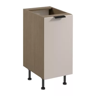 Unterschrank SALERNO mit einer Tür – Breite 40 cm, Farbe: Baltic Storm / Beige